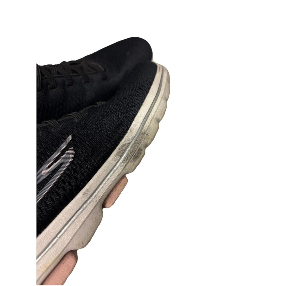 Skechers Black/Light Pink Go Walk 5 Lake Views Womens Lace Up Size 9 - Picture 7 of 11